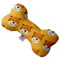 Mirage Pet Products 8 in. Tally the Tiger Bone Dog Toy 1172-TYBN8